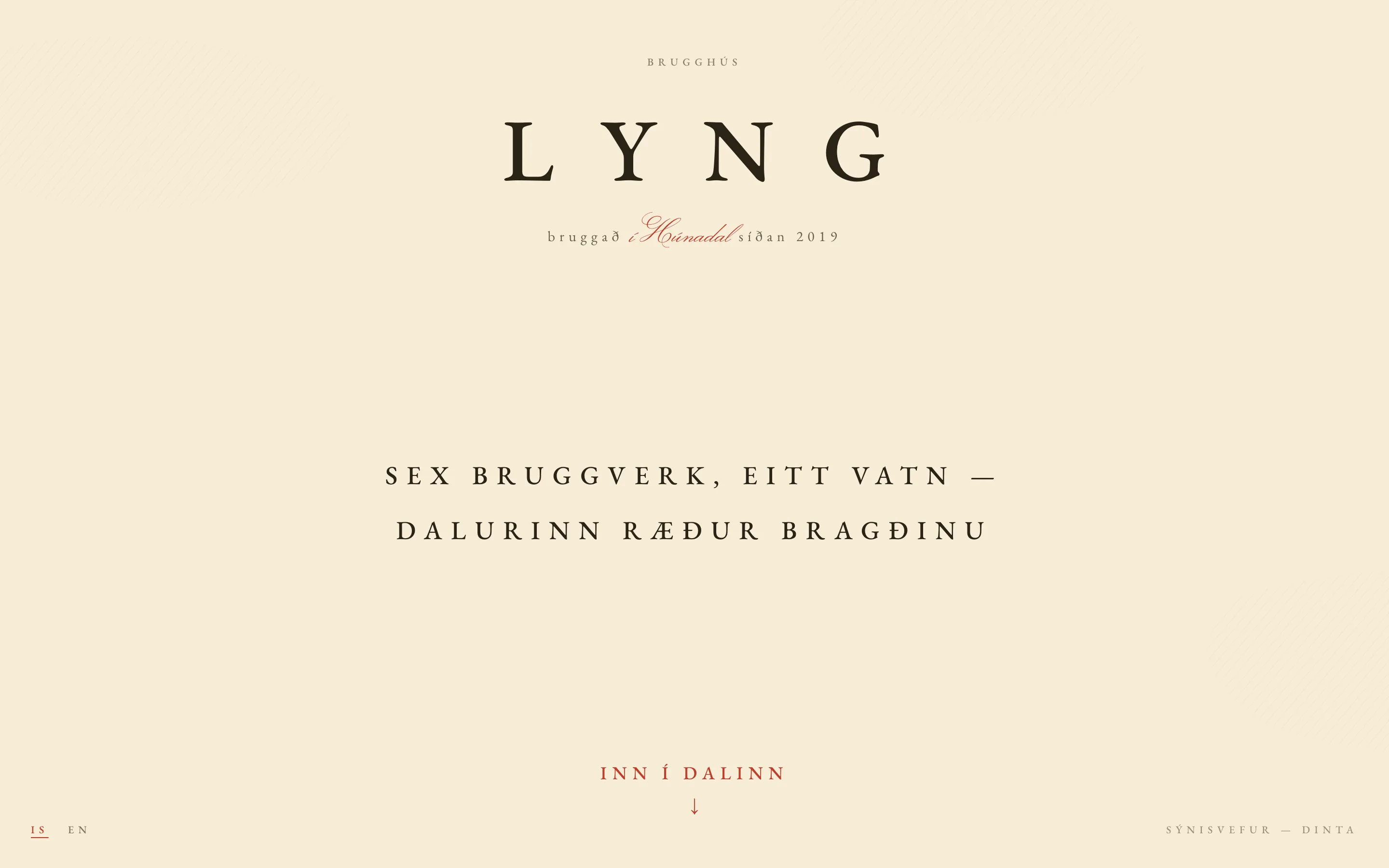 Lyng: Matur og drykkur